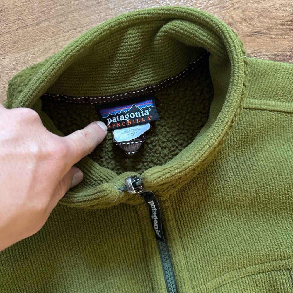Patagonia Synchilla Fleece Jacket - Olive